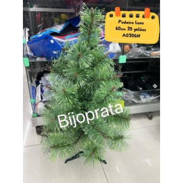 Imagem de Árvore De Natal verde / branca Pinheiro cheio 0.60m/0.90m - bijoprata,