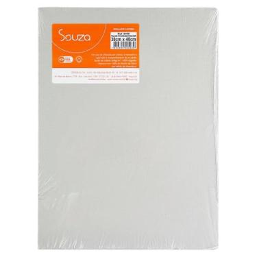 Imagem de Souza Tela para Pintura, 30 x 40 cm, Algodão e Madeira, Ideal para Óleo e Acrílica