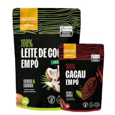 Imagem de Cacau em Pó 100% Puro 226g + Leite de Coco em Pó Puro 454g