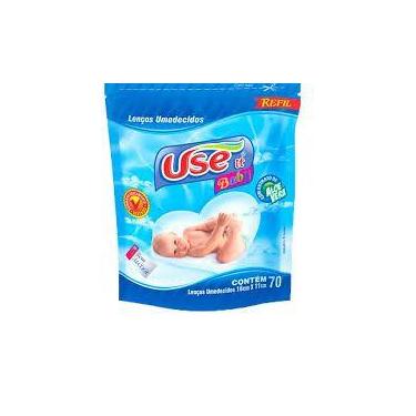 Imagem de lenço umedecido refil 70 unidades use it praticidade e cuidado diário