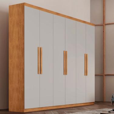 Imagem de Guarda Roupa Rufato MDF Espanha 6 Portas e 2 Gavatas Rufato