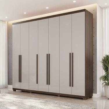 Imagem de Guarda Roupa Casal 7 Portas com Pés Istambul Benetil