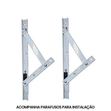 Imagem de Par Braço De Janela Maxim-ar Basculante Max vários tamanhos - TR Ferra