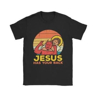 Imagem de Camiseta Vintage de Jitsu - Manga Curta para Homens e Mulheres, BR-G4,
