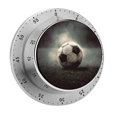 Imagem de Cronômetro esportivo de aço inoxidável magnético de cozinha com alarme para forno de cozinha