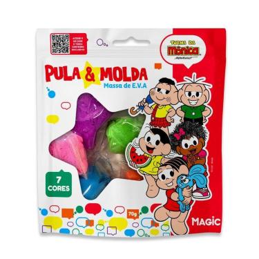 Imagem de Turma da Mônica Massa Pula e Molda E.V.A. - Ciranda Cultural