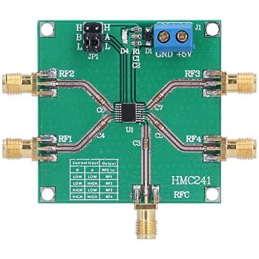 Imagem de Placa de Comutação de Banda de RF, Módulo de Interruptor RF 1 Pólo 4 Arremesso de 5V PCB de 0,7 DB de Baixa Perda 2 GHz, Portátil Sem Fio, Transceptores de Radiofrequência