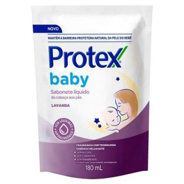 Imagem de Sabonete Líquido Protex Baby - 180ml da Cabeça aos Pés Refil Lavanda