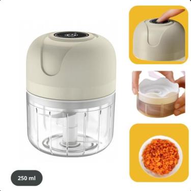 Imagem de Processador Elétrico para Alimentos Sem Fio, 250ml, Compacto USB - ASA