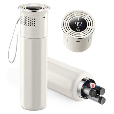 Imagem de Resfriador de insulina, resfriador elétrico de medicamentos para viagens, estojo de viagem com caneta de insulina com visor de temperatura, estojo portátil de viagem para diabéticos com haste de