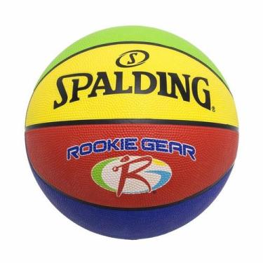 Imagem de Bola de basquete spalding - jr./rookie gear - mirim, Colorida