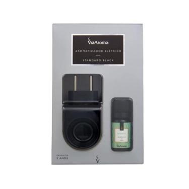 Imagem de Kit Aromatizador Standard + Essência Bamboo 10mL Via Aroma, Preto