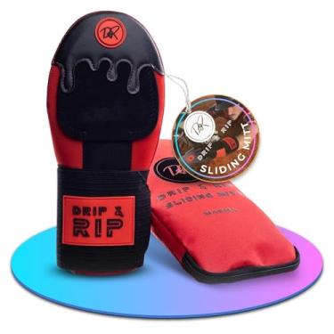 Imagem de Drip & Rip Luva deslizante juvenil para beisebol e softball, design de tapete deslizante de sorvete com proteção para as mãos - base de corrida, respirável, durável, ambidestro (magma) - a partir de