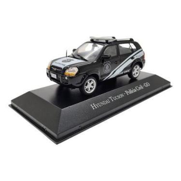 Imagem de Miniatura Hyundai Tucson Policia Civil Metal 1:43 - Planeta Deagostini