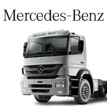 Imagem de Adesivo Testeira Quebra Sol Caminhão Mercedes Benz Mb Preto - SPORTINO