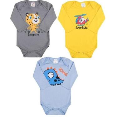 Imagem de Roupinha de bebê Estampas Coloridas Menino ou Menina - Facina Kids, À 