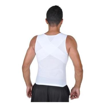 Imagem de Cinta Modeladora Masculina Slim Less Now Auxilia Na Postura