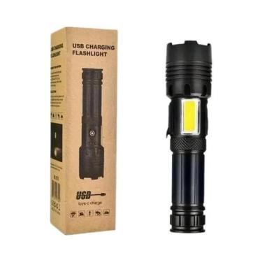 Imagem de Lanterna LED Recarregável Super Brilhante De Alta Potência Para Campin