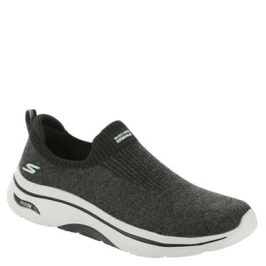 Imagem de Skechers Tênis feminino Go Walk Arch Fit 2.0 Eliza, Preto/Menta, 37