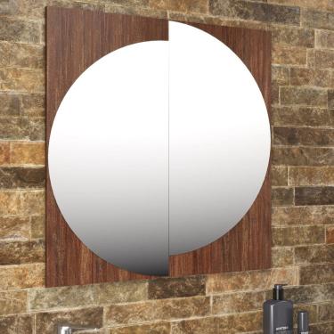 Imagem de Espelheira para Banheiro Talento 80 Imbuia