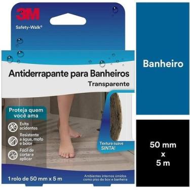 Imagem de Fita Antiderrapante Safety WALK Banheiro 50MM X 5M - 3M