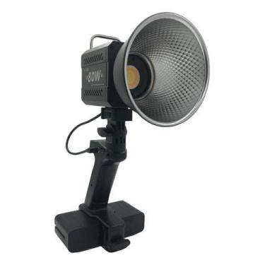 Imagem de Kit Iluminador LED COB CB80 80W Bicolor com Suporte Portátil, 2 Bateri