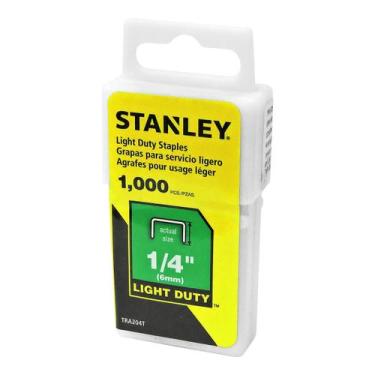 Imagem de Grampos de Uso Geral 1/4" 6mm 1000 peças Stanley TRA204T