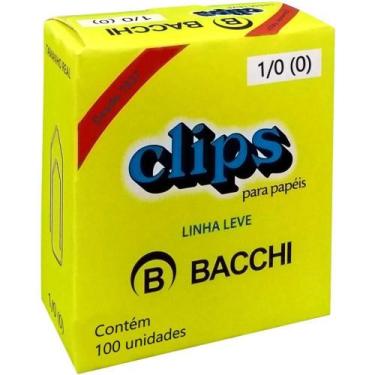 Imagem de Clips Galvanizado Caixa c/100 uni Tamanho 1,0 - BACCHI