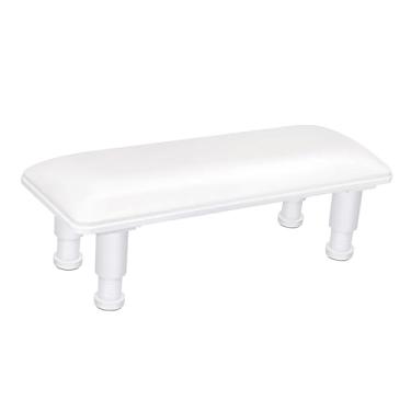 Imagem de harayaa Apoio de braço para unhas, suporte para manicure, à prova d'água, profissional, ajustável, tapete de mesa de unhas de PU para salões, pessoal,