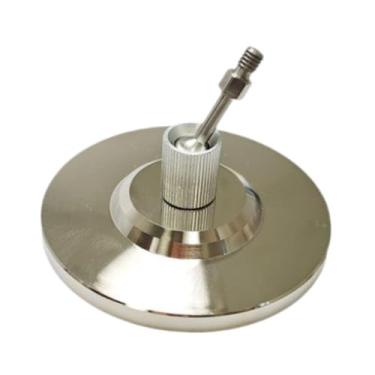 Imagem de WeiLaiKeQi Mini torno de com base de fixação, base universal profissional de metal, de trabalho em miniatura para modelos, hobbies, artesanato, Redondo