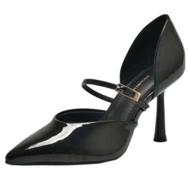 Imagem de Sapato Scarpin Feminino Verniz Salto Fino Elegante Via Marte
