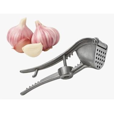 Imagem de Espremedor De Alho Alumínio 5 Utilidades 15 Cm