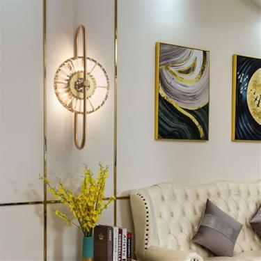 Imagem de Lâmpada De Parede LED Moderna De Cristal Luxo - Decoração De Arte Fashion Para Sala De Estar, Quarto, Villa, Hotel, Escadaria E Corredor (Estilo 7 B D25H63CM)