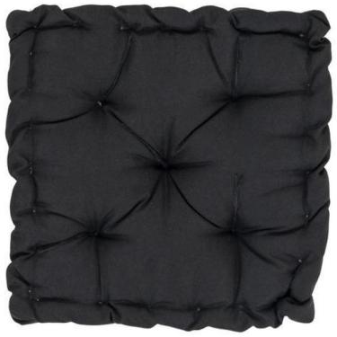Imagem de Almofada Futon Oxford 40X40Cm Alta Sofisticação - Preto