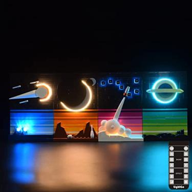 Imagem de LightGo LED Lighting Kit Designed for Lego 21340 Tales of The Space Age Building Set - Not Include Model (Remote Version)