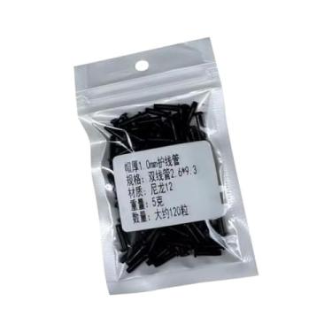 Imagem de Raquete de badminton ilhós ilhós máquinas de amarrar ferramentas mangas protetoras protetor de corda de badminton para reparo de tênis, Tubo de fio duplo