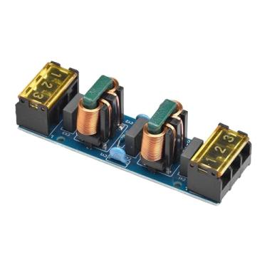 Imagem de shamjina Filtro de fonte de alimentação EMI de dois estágios 25A, filtro de fonte de alimentação industrial com folha de cobre espessada para equipamento de