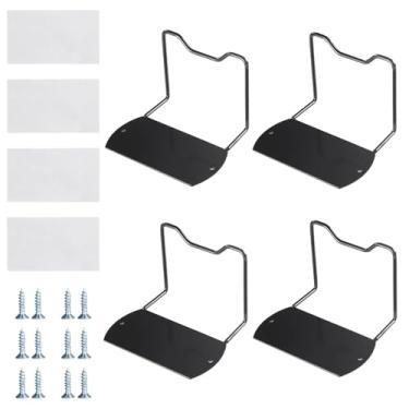 Imagem de Jevuoyee [4 pacotes] Rolha deslizante de colchão, juntas de colchão antiderrapantes de metal, evita que o colchão deslize, suporte de colchão para estrutura de cama