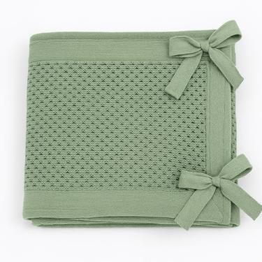 Imagem de Tela Protetora de Berço Respirável 4 Lados Flow em Tricot de Algodão Sustentável Verde Oliva – Aime Baby