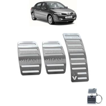 Imagem de Pedaleira Renault Megane Manual 2006 Até 2011 Aço Inox