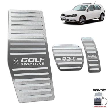 Imagem de Descanso Pedaleira Automático Golf Sportline Até 2014 Prata