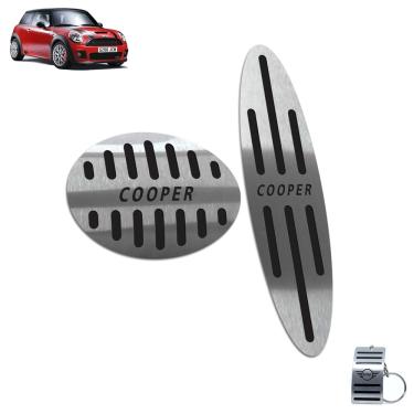 Imagem de Pedaleira Automático Em Aço Inox Mini Cooper Preto