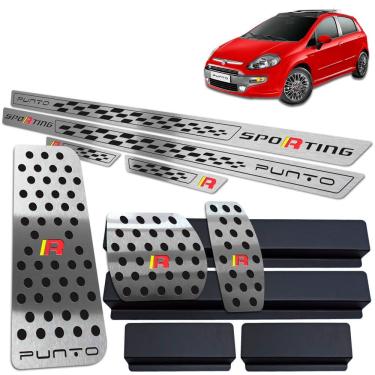 Imagem de Descanso Soleira Pedaleira Auto Preto Punto Sporting 2013 17