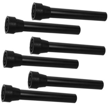 Imagem de Anneome 6 peças de capas antiderrapantes para perna de trampolim de borracha de aço inoxidável para trampolins Bcan