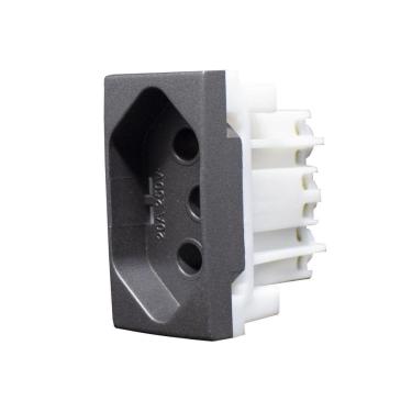 Imagem de Módulo Tomada 2p+t 20A Inova Pro Class Alumbra Grafite