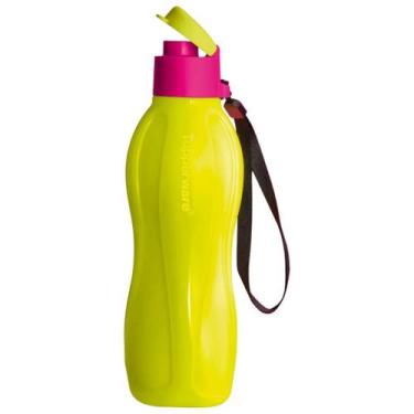 Imagem de Garrafa Eco Tupperware 500ml Fluo Amarela e Rosa