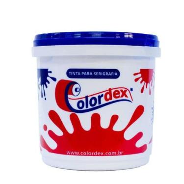 Imagem de Tinta para Serigrafia Colordex Hidrocolor Branco 1Kg - Alta Cobertura