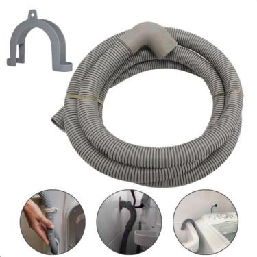 Imagem de Mangueira Saida 1.85m com suporte Para Máquina de lavar e tanque compa