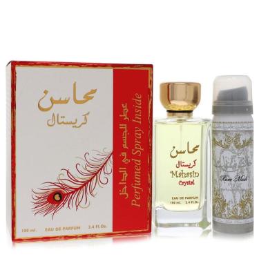 Imagem de Kit Presente Feminino Lattafa Mahasin Crystal EDP With 50 Ml Desodorante Em 100