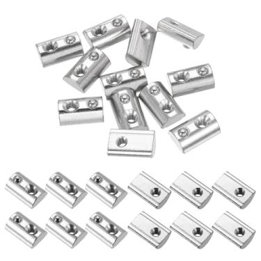 Imagem de PATIKIL M5 Rolos redondos em porcas de mola, 12 peças, série 4545, porcas de mola de aço carbono para perfil de extrusão de alumínio de 10 mm, impressora 3D, ferramentas DIY, montagem de móveis, prata